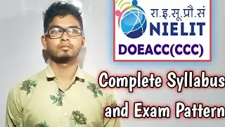 CCC Complete Syllabus and Exam Pattern 2021 || Course on Computer Concept Syllabus