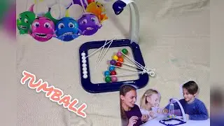 Family table game: Bead -stacking game: &ldquo;TUMBALL&rdquo;| Unboxing Toy