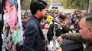 مرتضى حرب يحيي الذكرى السنويةالأولى لستشهاد الشاب حيدرعلي الساعدي