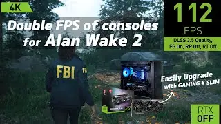 Всё, что вам нужно знать | Удвоение FPS на консолях для Alan Wake 2 с RTX 4080 GAMING X SLIM | MSI