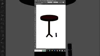 How to Create a Wooden Table in Adobe Illustrator 🎨✨ | Easy Vector Design