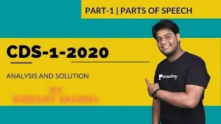 Cds - 1 - 2020 : Parts of Speech