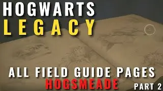 Hogwarts Legacy - All Field Guide Pages in Hogsmeade - part 2