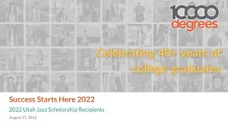 Transition to College 2022: Success Starts Here-Utah Jazz Scholars