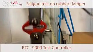 Fatigue test on rubber damper for automotive