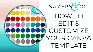 Canva Template Color Chart Editing Tutorial