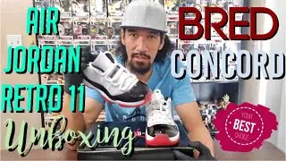 Air Jordan Retro 11 Low Bred Concord 2020 Unboxing