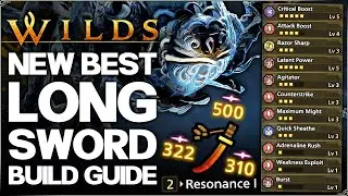 Monster Hunter Wilds - New Best OP Long Sword Build - Highest Damage Possible Title Update 3 Guide!