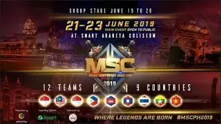 MSC 2019 DAY 1 PART 1 | MOBILE LEGEND