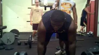Jaleel Johnson 250lb Log Presses