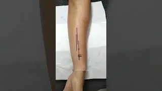 LINEWORK TATTOO by UCOX TATTOS | Yogyakarta - Indonesia #shorts
