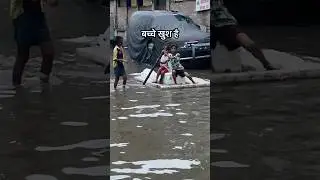 Main Town Patna me ab nau Chalne laga hai #patna #bihar #flood