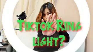 How to set the Tiktok Ring light?