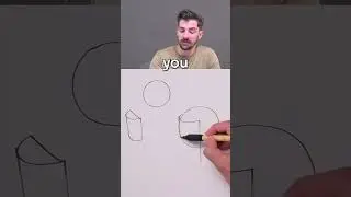 Draw the Head from Imagination using ONLY 2 Shapes! ✍️