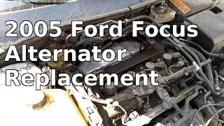 Замена генератора на Ford Focus 2005-07 годов выпуска.