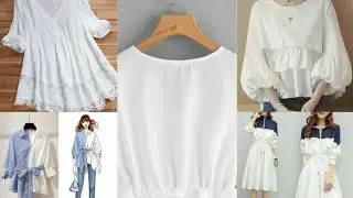 White  collection Beautiful white tops |Summer  2021| 💞