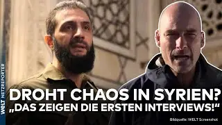 SYRIEN: Chaos nach Sturz von Assad? Rebellen-Chef al-Bachir &auml;u&szlig;ert sich zur Lage