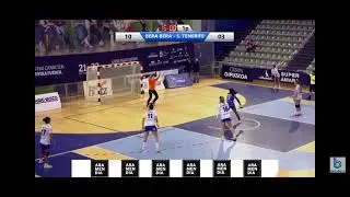 Bisera Paskal - handball goalkeeper - penalty saves -SPAIN-  SALUD TENERIFE