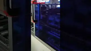 Carton box sealing machine for long boards packaging in panel furniture