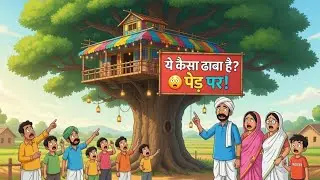 ये कैसा ढाबा है? India's Best Dhaba: A Culinary Adventure | Hindi cartoon | Hindi Animation |Kahani