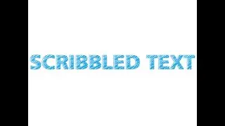 Adobe Illustrator tutorial - Scribble text
