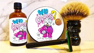 WHO CARES by Pinnacle Grooming, Mental Health Fundraiser third set, Disclaimer in the middle.