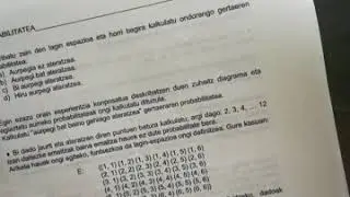 4. Saiakuntza konposatuak. Probabilitate baldintzatua. Gertaera askeak.