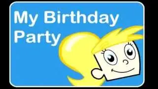 recount text about birthday party