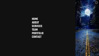 How To Create a Full screen Overlay Navigation With Html Css And Js