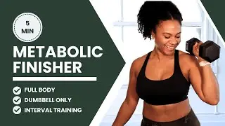 5 Minute Metabolic E.M.O.M Cardio Finisher  (Every Minute on the Minute!) | Total Burnout!