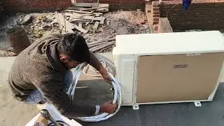New Split AC Installation Full Process Step by Step in Hindi | AC Fitting Complete Guide ✅