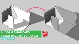 How to Get Shadows from Hidden Surfaces in Sketchup
