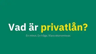 Vad &auml;r privatl&aring;n?