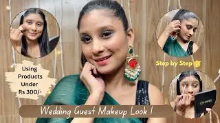 Wedding Guest Makeup Looks Using Amazon Products Under ₹300 | Aastha Jain | #Amazondripcheck ✨
