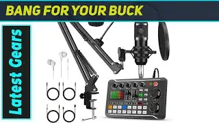 F998 BM800 Podcast Equipment: The Best All-in-One for YouTube & TikTok!