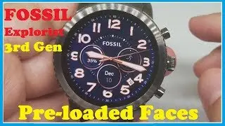 Умные часы Fossil Q Explorist Gen 3 &mdash; предустановленные циферблаты часов Fossil Watch 3-го поколения!
