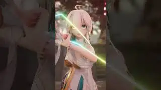 【MMD Shorts】Beautiful 弱音 Yowane Haku Part 1『 人间万朵红 』