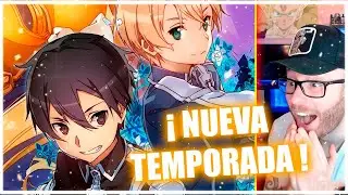 NUEVA TEMPORADA 🤩 Reacci&oacute;n Sword Art Online SAO en DOBLAJE LATINO 🌍 T3 Cap: 1 al 3