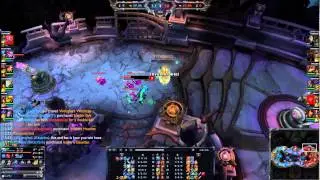 League Of Legends -Fizz- hexakill gameplay on the twisted treeline