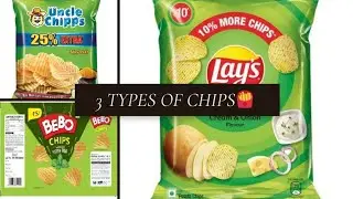 3 types of chips unpacking I Quick reviews #Quickreviews #shorts #chips