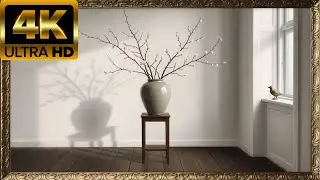 Quiet Spring: 4K Hammershøi Art for TV