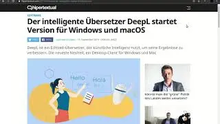 DeepL Extension - Website Translator