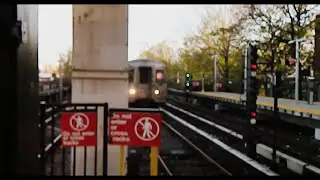 MTA New York City Subway (B) &(Q) Trains @ Kings Highway Station (PM Rush Hour)