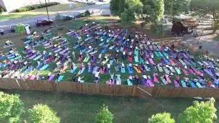 OMB Yoga on Tap with Ashley Hirsch from Charlotte Yoga 8-11-15