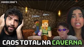 O RETORNO DO GRUPO MAIS LOUCO DO MINECRAFT! | Explorando a CAVERNA mais PERIGOSA!