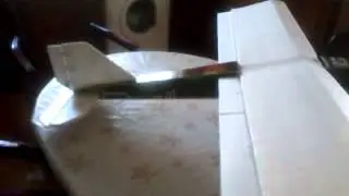 Scratch built coroplast plane