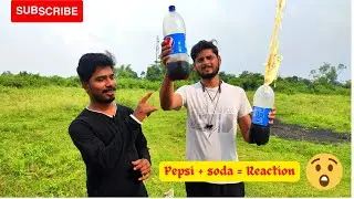 #shorts|| Pepsi + soda = Reaction 😃