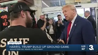 Harris and Trump build up campaigning efforts to rally voters, as the 2024 election day nears