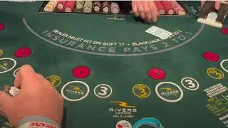 MIND BLOWN!! Greatest ALL-IN RISK TAKEN on BLACKJACK! $10,000 BUY-IN High Limit Table Game