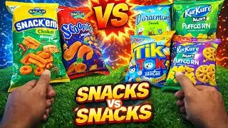 SNACKS VS SNACKS ASMR 😱 | Who Is The Best Snack? | Crunchy Food BattleSnacks Vs